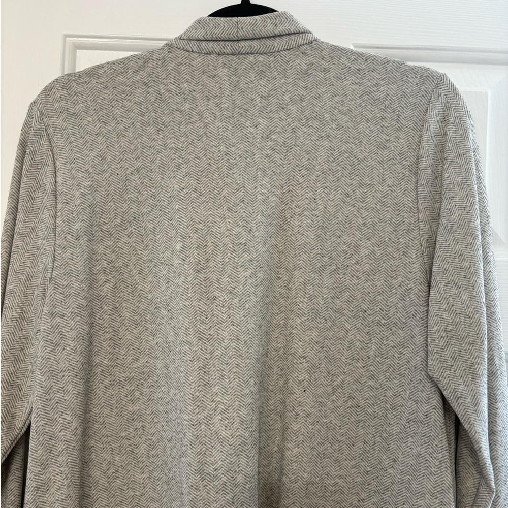 Eileen Fisher Herringbone Open Cardigan - Picture 3 of 5